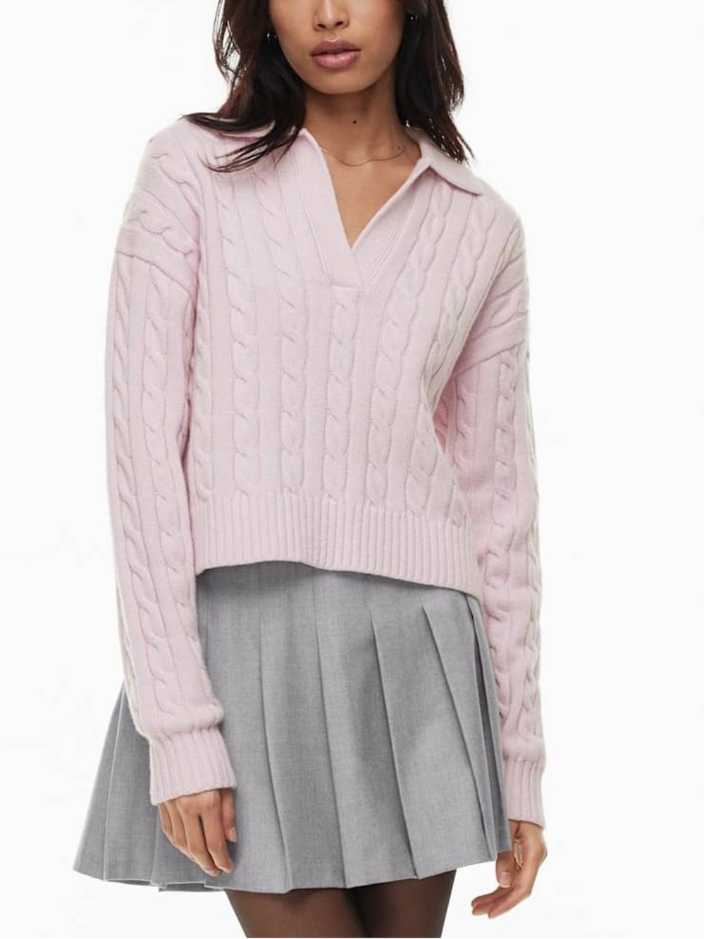 Aritzia Sunday Best Lottie Sweater Sugarplum Lilac Small